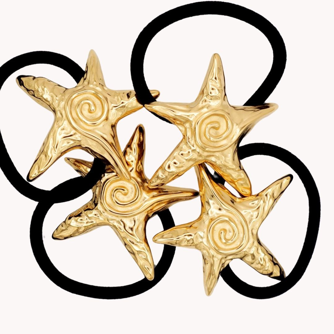 Five-point Star Gold Hair Band