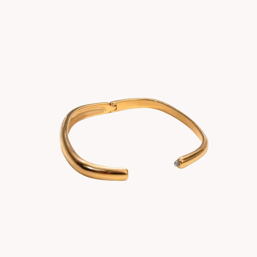 Verena Plated Buckle Square  Bracelet