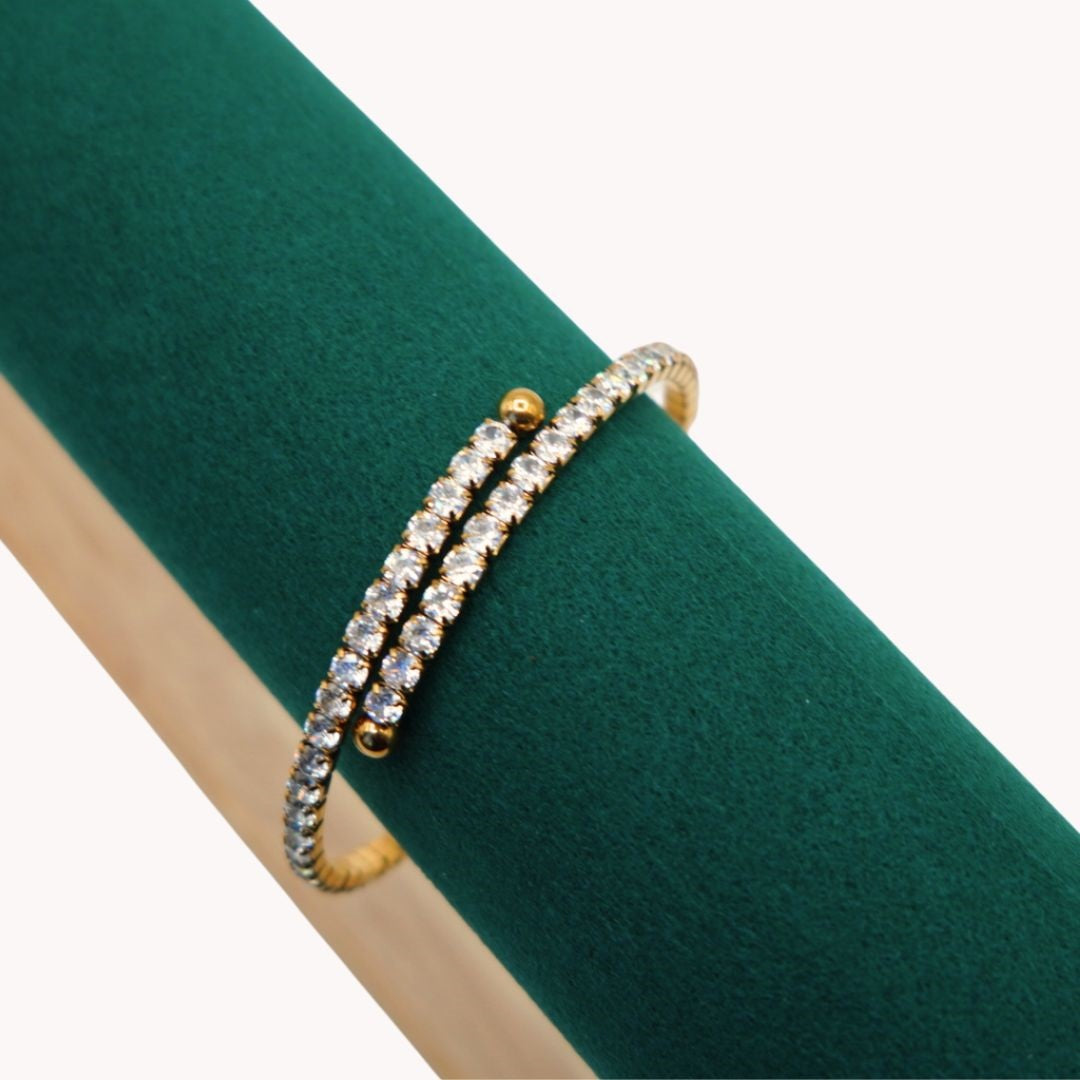 Liliya  Zircon  Sparkling Bracelet