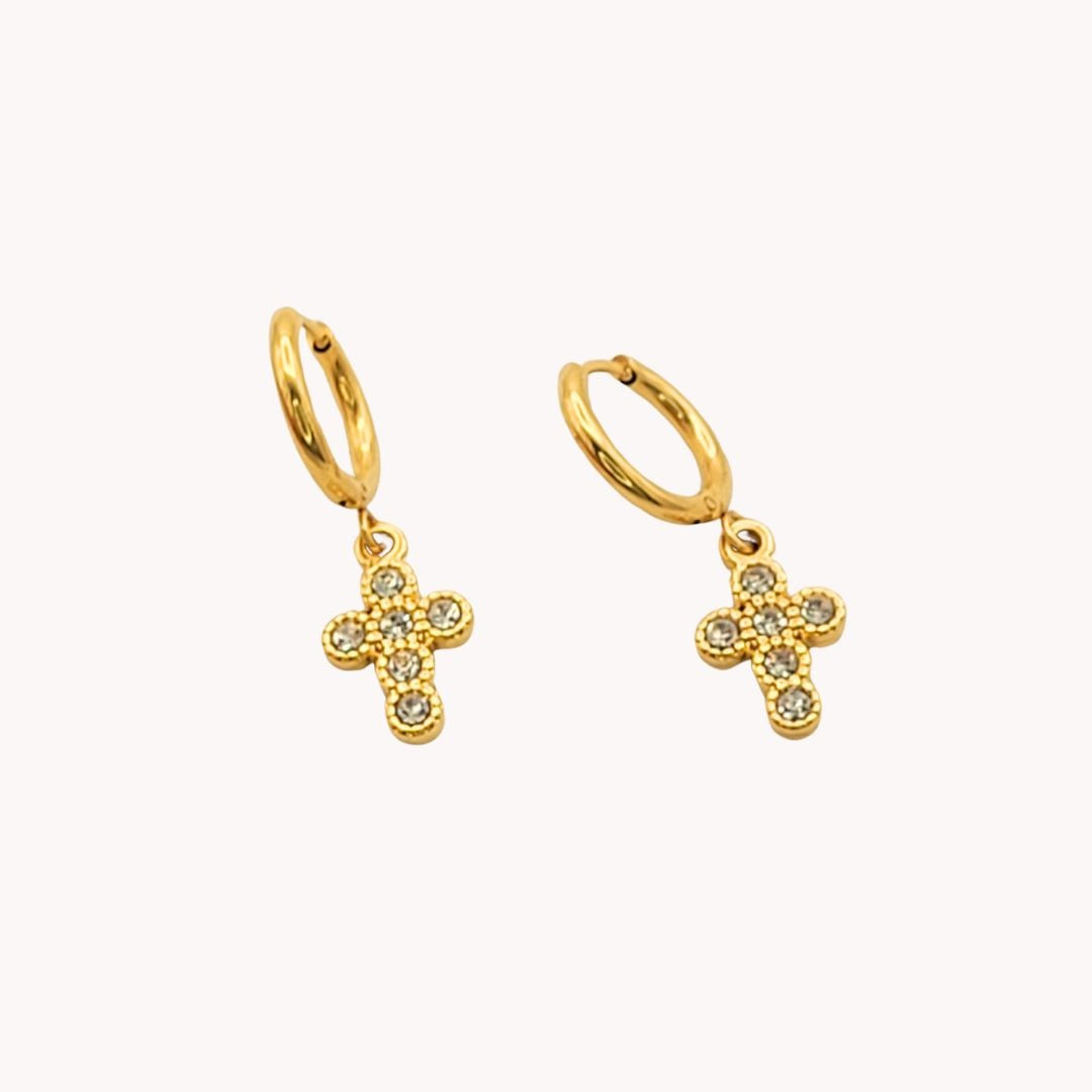 Vera Gold- Plated Hoop Earrings