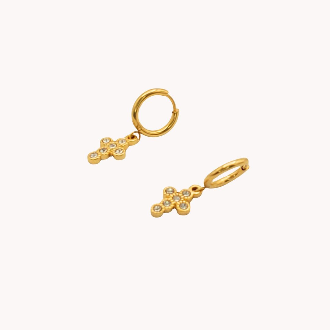 Vera Gold- Plated Hoop Earrings