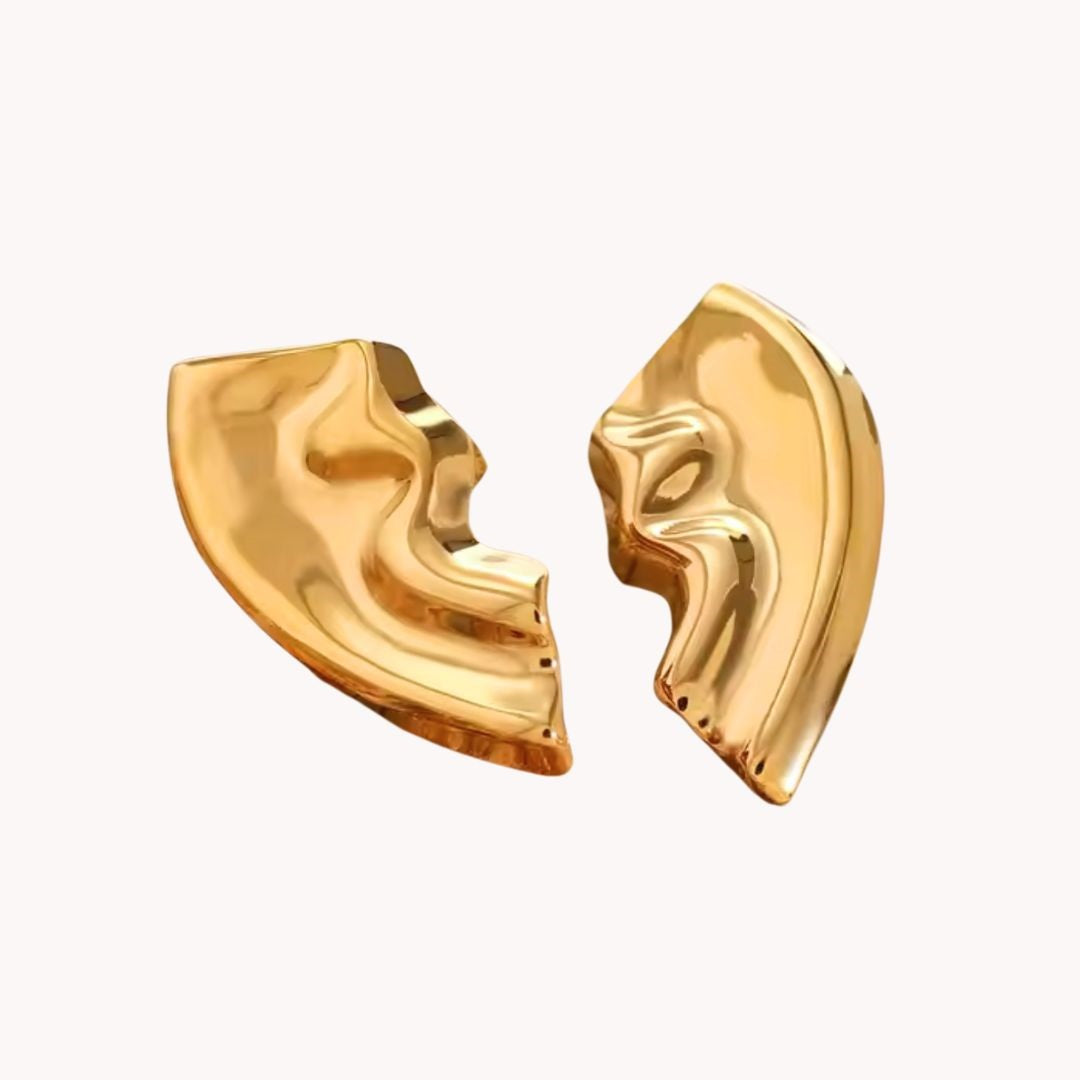 Bauer Irregular Shape Stud Earrings