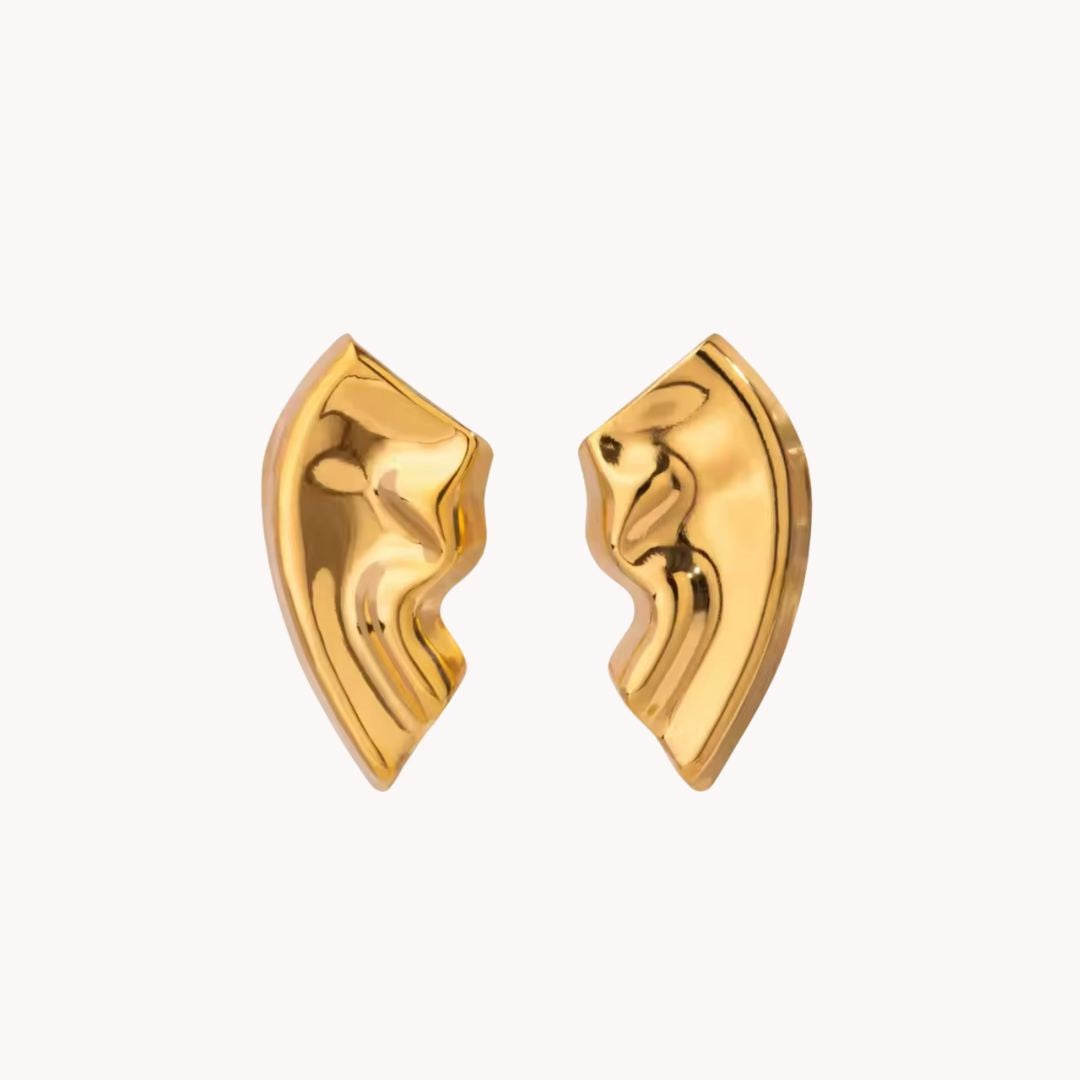 Bauer Irregular Shape Stud Earrings