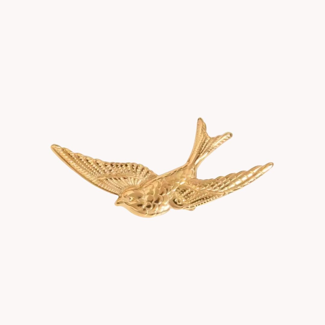 Adeline Swallow Hair Clip Elegant Vintage Hair Accessory