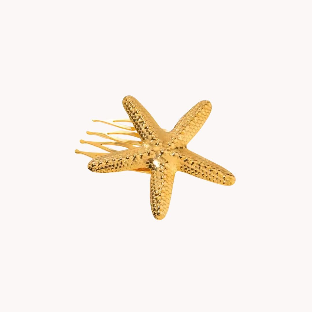 Layla Star Texture Hair Clip