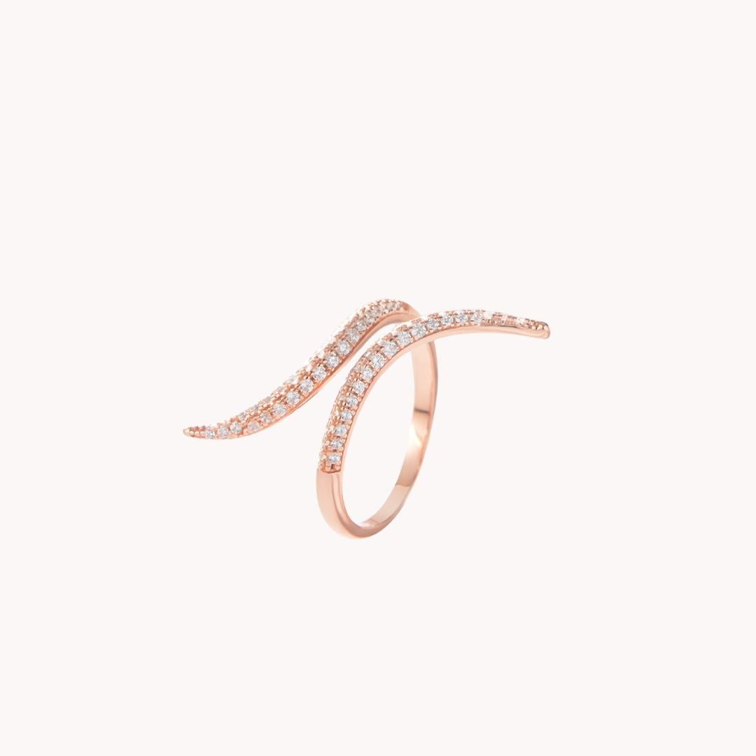 Lariat PAVE BAND Ring