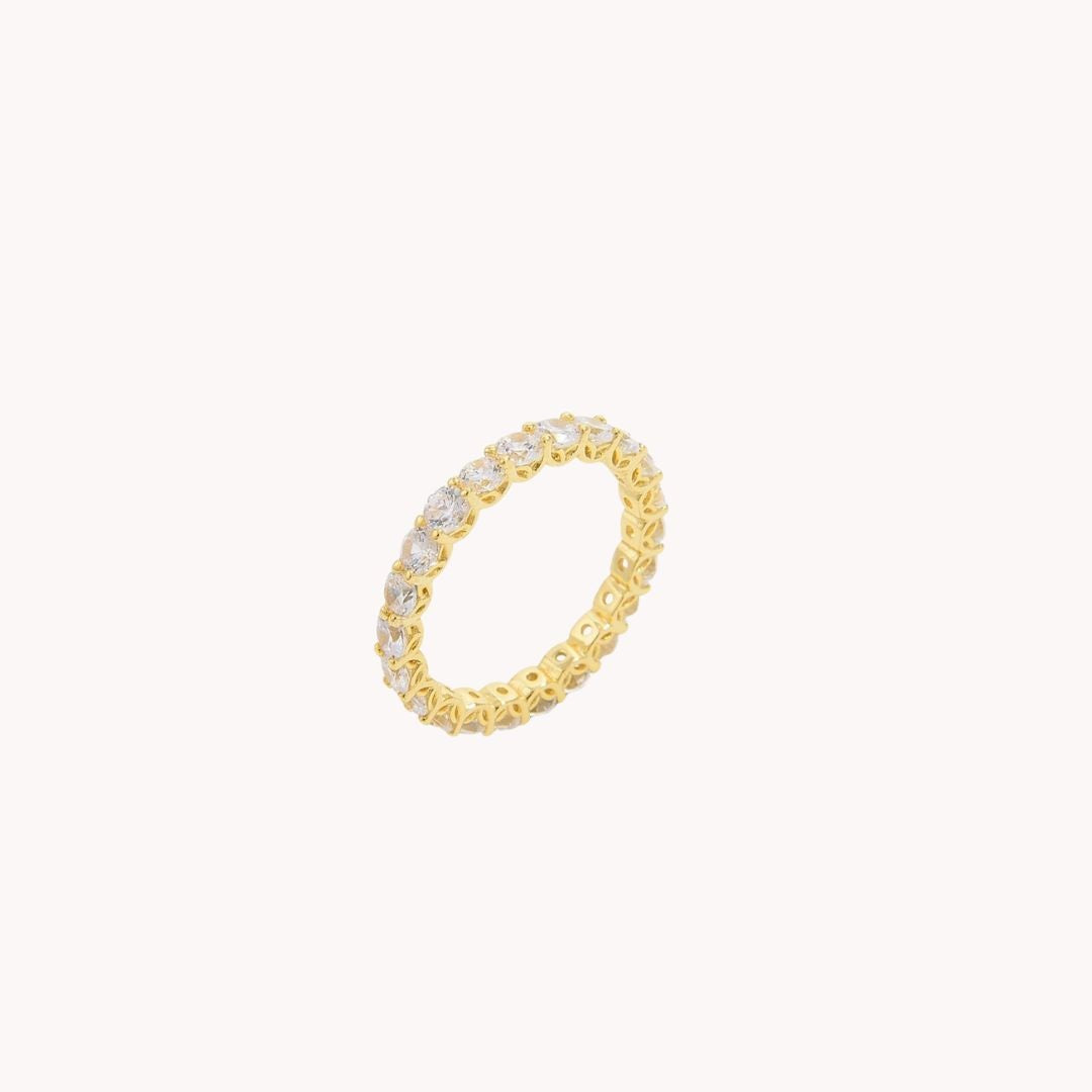 Lilou Eternity Band Gold Ring