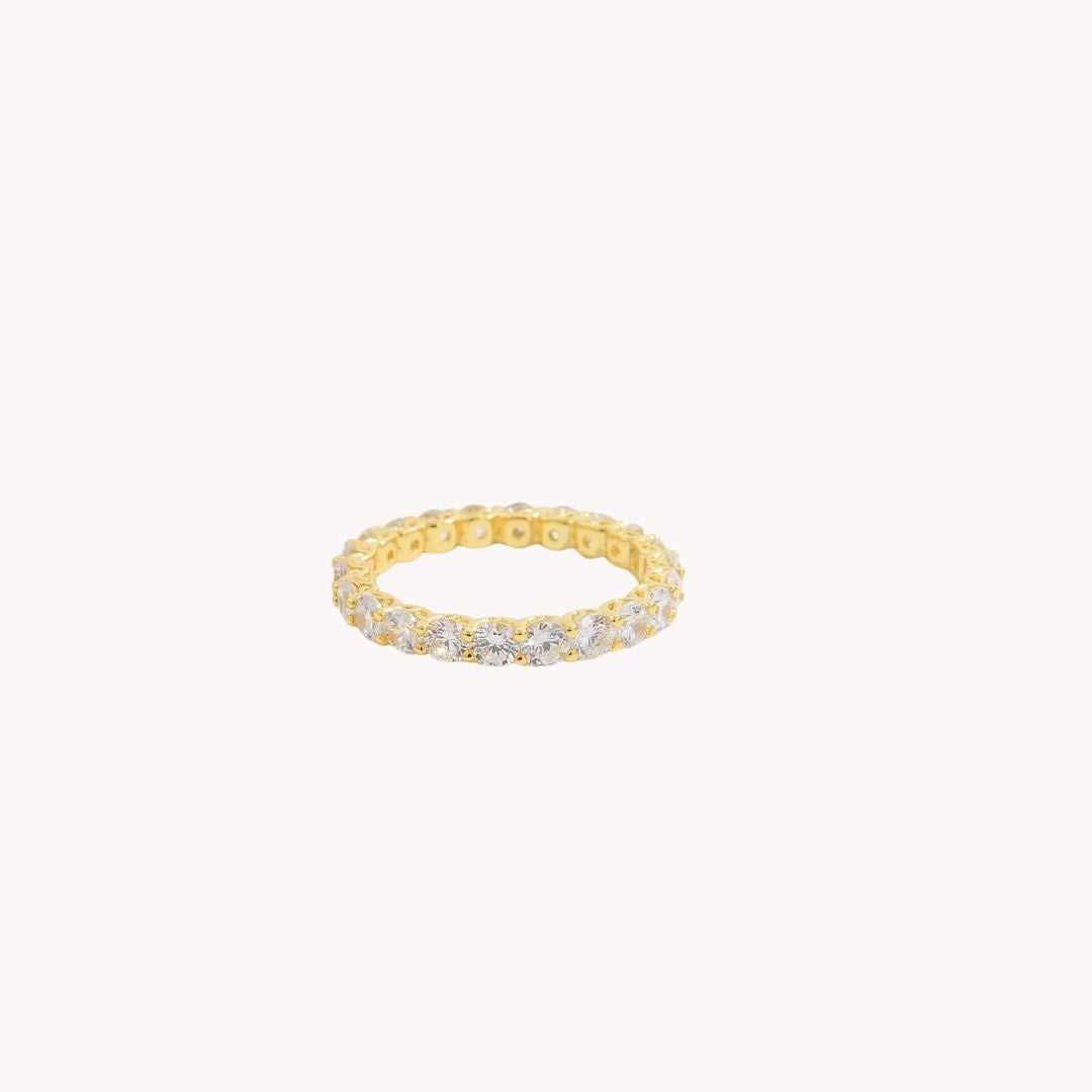 Lilou Eternity Band Gold Ring